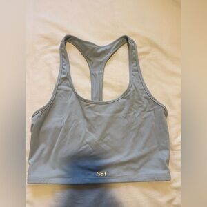 SET Active Light Blue Sports Bra
